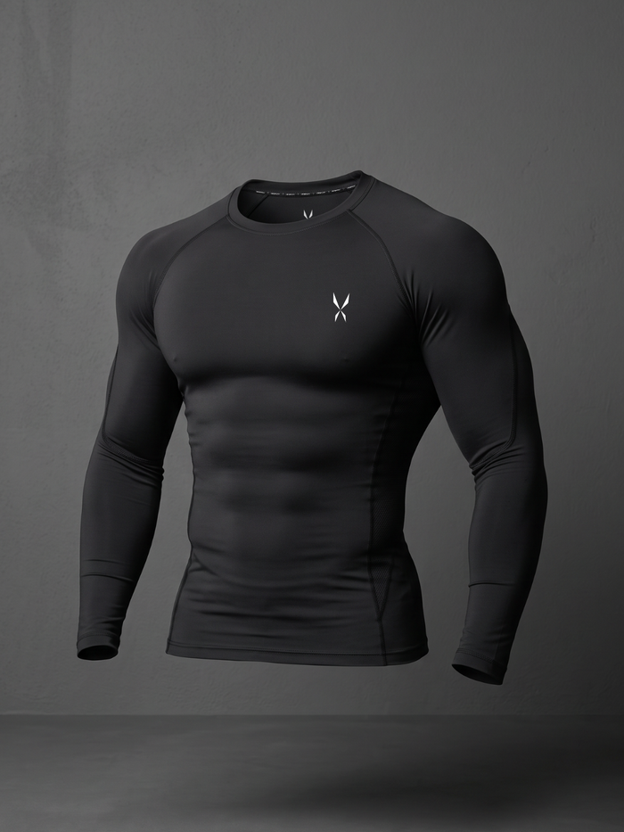Compression Long Sleeve Shirt — Black
