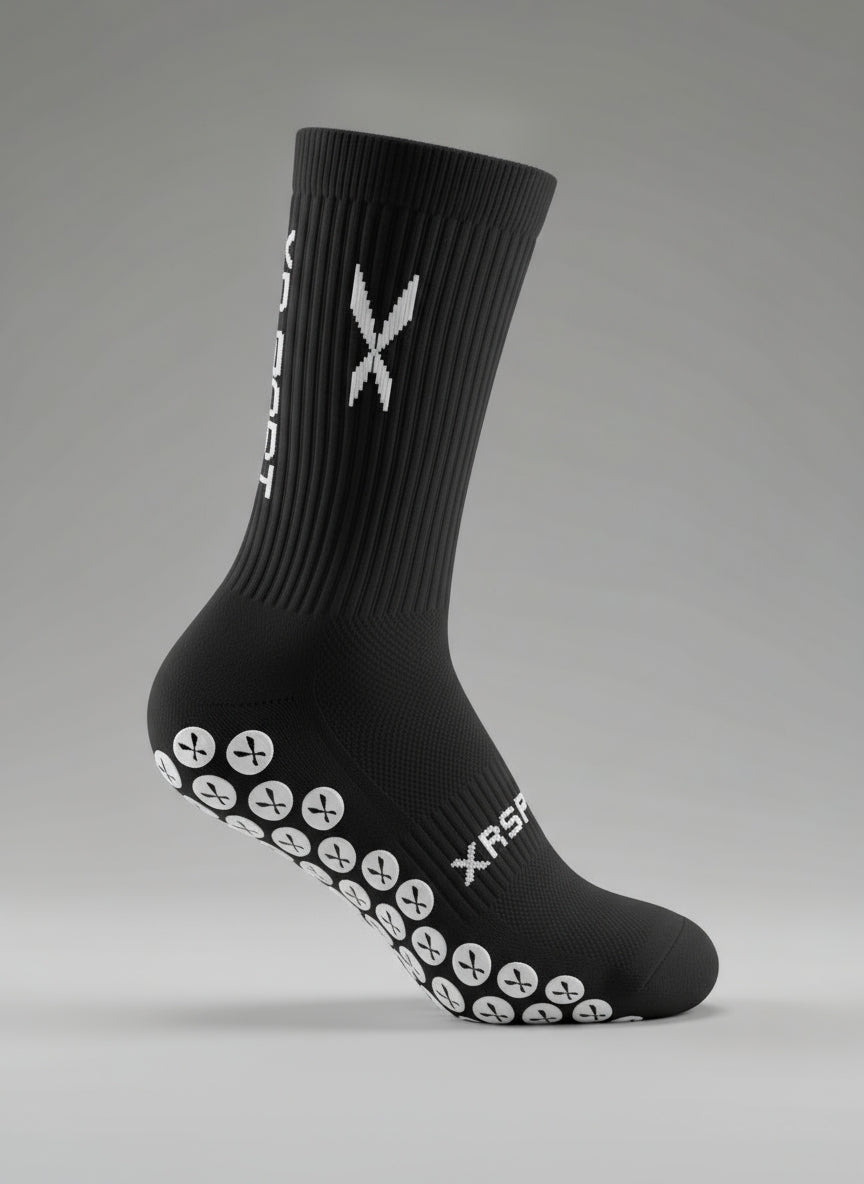 XR SPORT GRIP SOCKS - BLACK