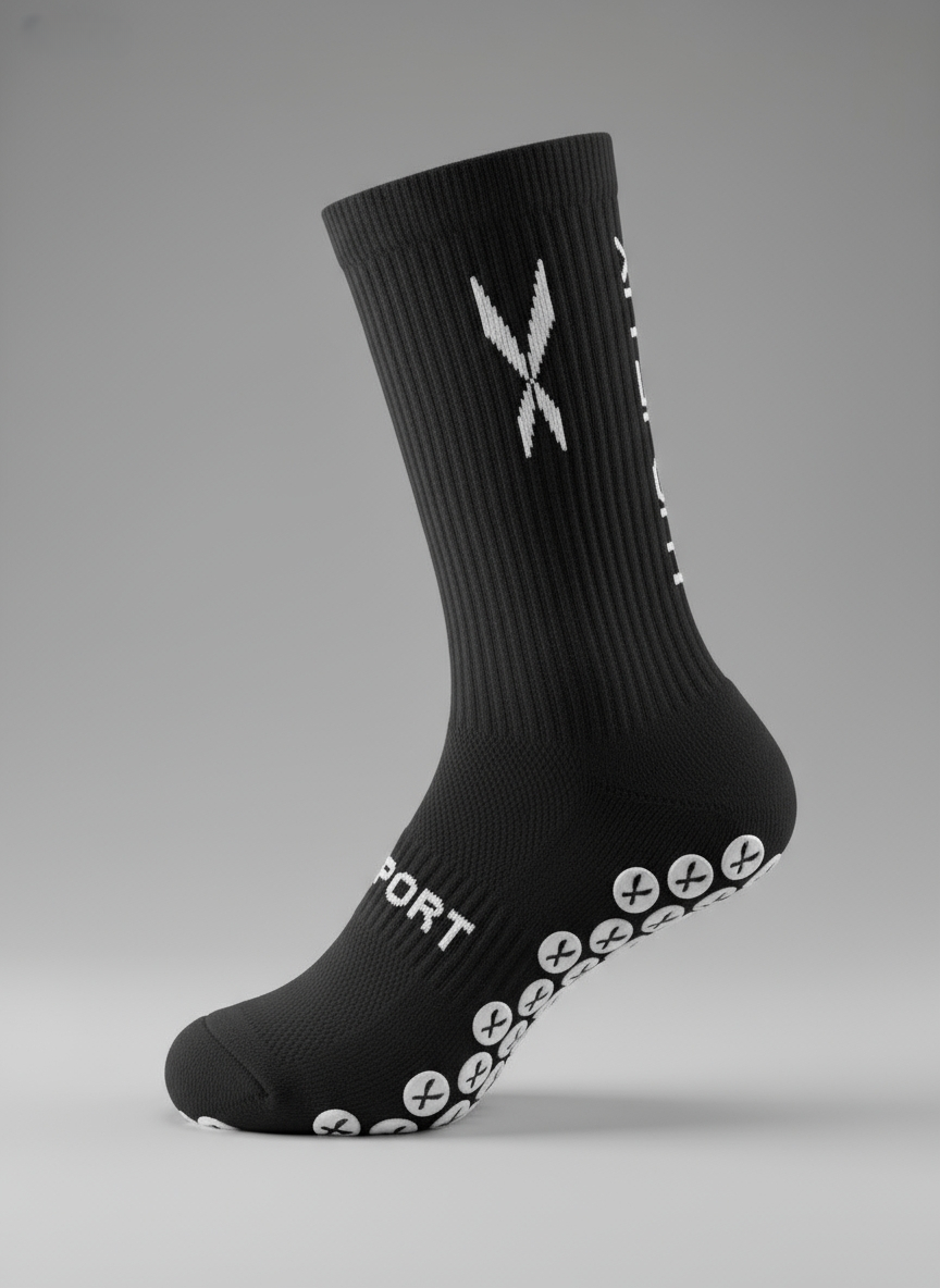 XR SPORT GRIP SOCKS - BLACK