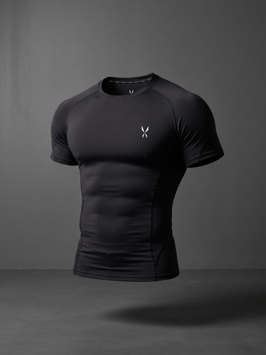 Compression Short Sleeve Shirt — Black