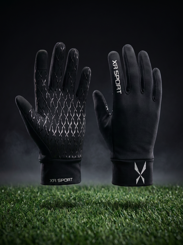 Thermal Running Gloves — Black Palm